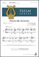 Psalm 118: Alleluia SATB choral sheet music cover